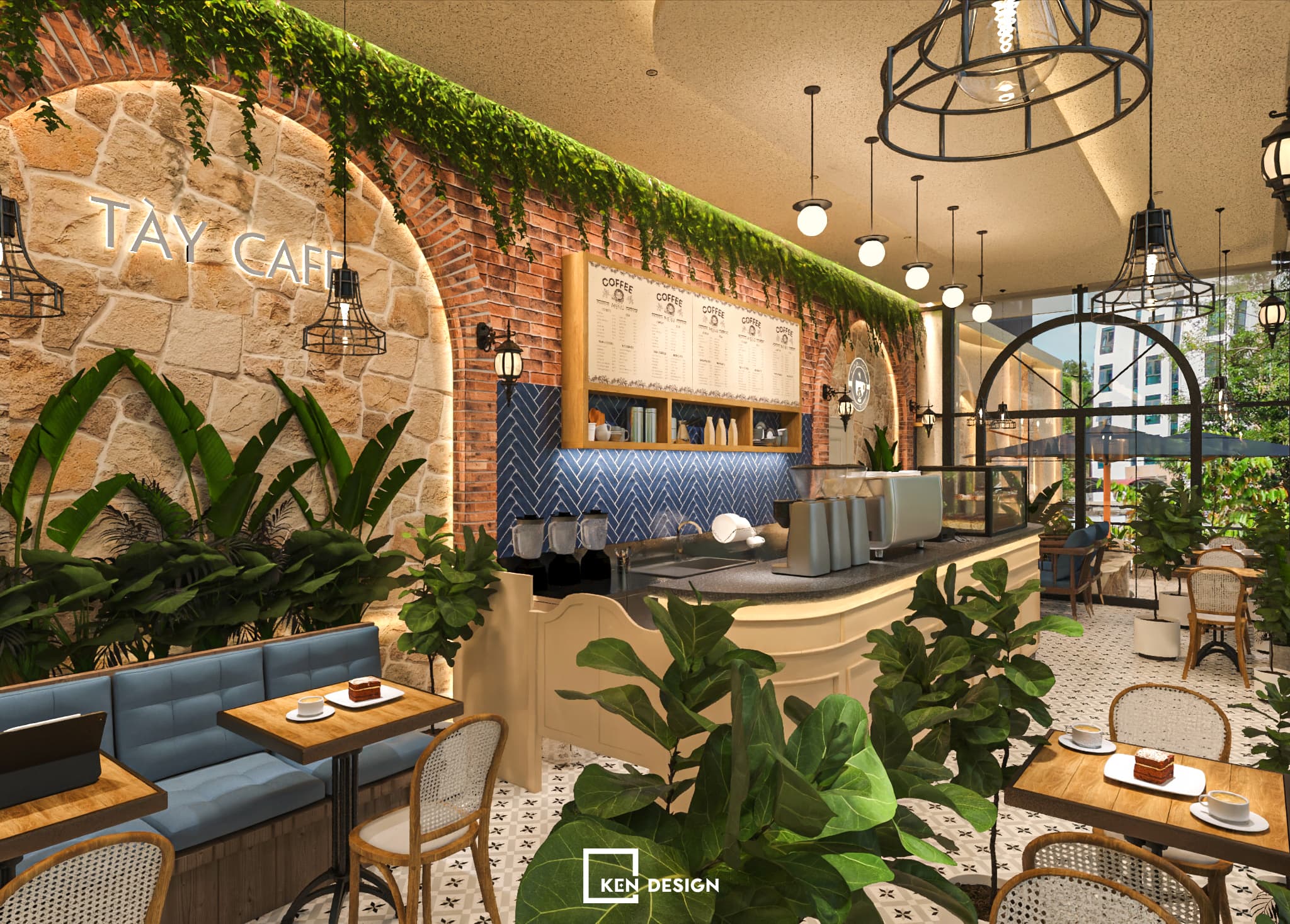 Thiết kế quán Tày Cafe tại Cao Bằng